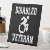 無効な退役軍人 台座サイン (インサイチュ)