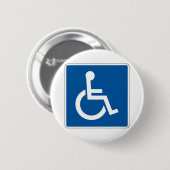 無効な通り記号 缶バッジ (正面&裏面)