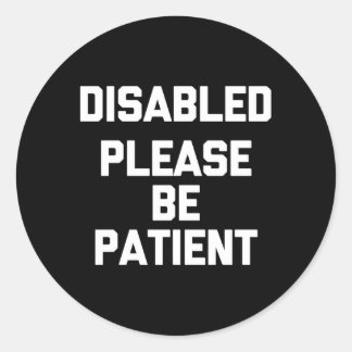 無効化Please Be Patientことわざ無効化 ラウンドシール