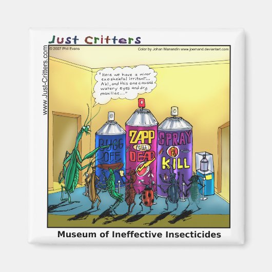 無効防虫博物館 マグネット (正面)