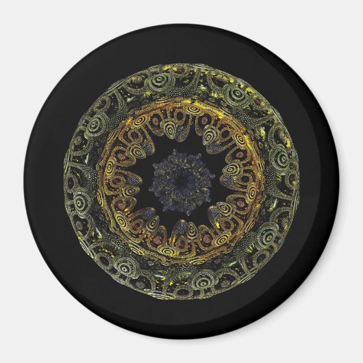 無動ブローチ マグネット (正面)