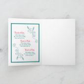 無原罪の仔羊 / キリスト教 復活祭の仔羊 一般的な カード (内部)