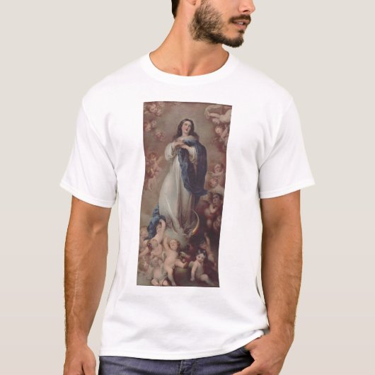 無原罪の御宿りアート Tシャツ (正面)