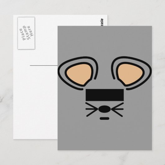 無名マウス ポストカード (正面/裏面)