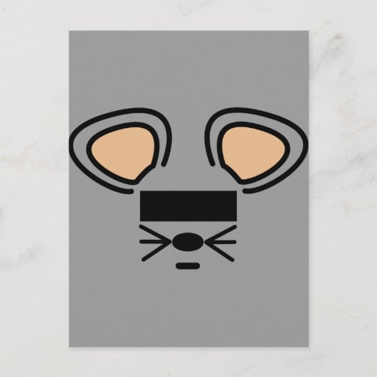 無名マウス ポストカード (正面)