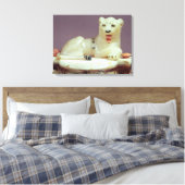 無味瓶の蓋と姿詳細 キャンバスプリント (インサイチュ (寝室))