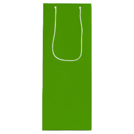 無地のすてき緑 ワインギフトバッグ