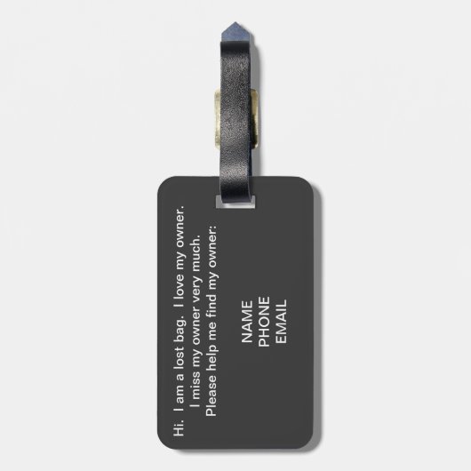 無地のなプライド-ゲイプライドの旗のクローズアップ ラゲッジタグ (裏面縦)