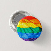 無地のなプライド-ゲイプライドの旗のクローズアップ 缶バッジ (正面&裏面)