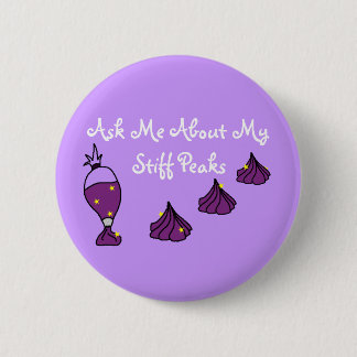 無地のなボタンの堅いピーク 缶バッジ