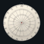 無地のアイボリー ダーツボード<br><div class="desc">色無地のアイボリーシンプルデザイン。</div>