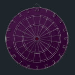 無地のダークパープル ダーツボード<br><div class="desc">非常にクールミニマ無地のリストの色ダーツボードのナス紫。お客様の楽しみのために米国ワシントン州で設計。自感謝してい然のアーティストを応援!</div>