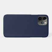 無地のデニム色 Case-Mate iPhoneケース (裏面(横))