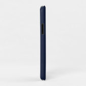 無地のデニム色 Case-Mate iPhoneケース (裏面/右)