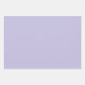 無地のヒー無地のザー紫色 ラッピングペーパーシート (正面)