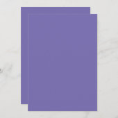 無地のフラット招待状 発表 カード (正面/裏面)