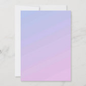 無地のフラット招待状 発表 カード (正面)