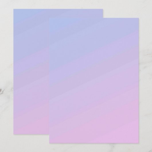 無地のフラット招待状 発表 カード (正面/裏面)