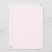 無地のフラット招待状 発表 カード (正面)