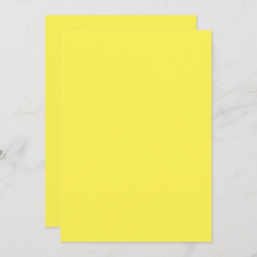 無地のフラット招待状 発表 カード (正面/裏面)