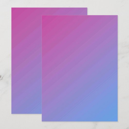 無地のフラット招待状 発表 カード (正面/裏面)