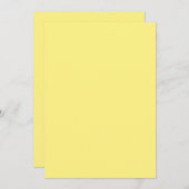 無地のフラット招待状 発表 カード (正面/裏面)