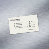 無地の名刺マグネット マグネット名刺 (インサイチュ)