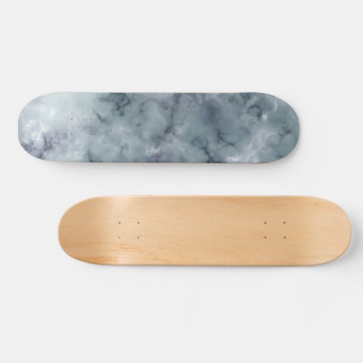 無地の大理石テクスチャスケートボード スケートボード (横)
