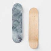 無地の大理石テクスチャスケートボード スケートボード (正面)