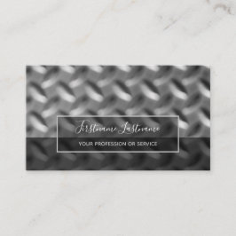 無地の抽象芸術ダイヤモンド金属プレート表面事業 名刺