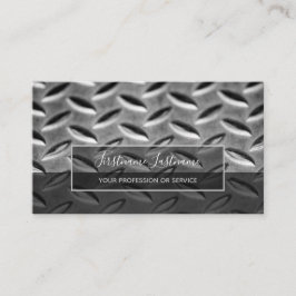 無地の抽象芸術ダイヤモンド金属プレート表面 名刺