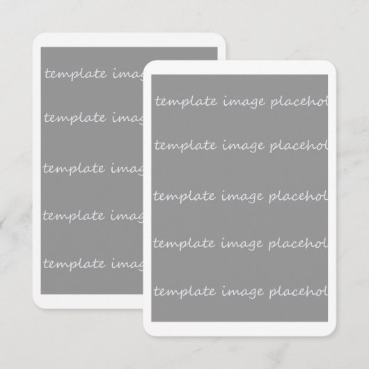 無地の招待カード 3.5x5 あなただけの画像を追加 招待状 (正面/裏面)