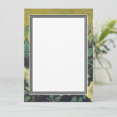 無地の招待状、ヴァン・ゴッホの野生のバラ 招待状 (スタンド正面)