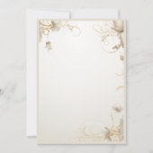 無地の招待状 招待状 (正面)