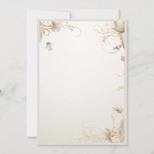 無地の招待状 招待状 (正面)