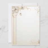 無地の招待状 招待状 (裏面)