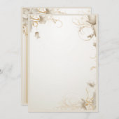 無地の招待状 招待状 (正面/裏面)