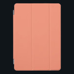 無地の桃 iPad PROカバー<br><div class="desc">カラー無地のピーチデザイン。</div>