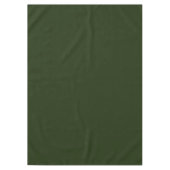 無地の深い林 テーブルクロス (正面)