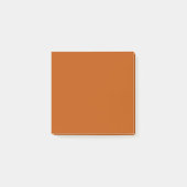 無地の焦げオレンジ色 | Hex# BE4D00 ポストイット (正面)
