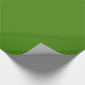 無地の緑の包装紙 ラッピングペーパー (角)