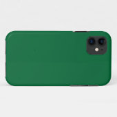 無地の緑のiPhone 5の穹窖の箱 Case-Mate iPhoneケース (裏面(横))