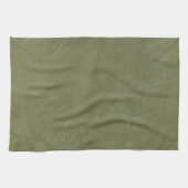 無地の緑 キッチンタオル (横)