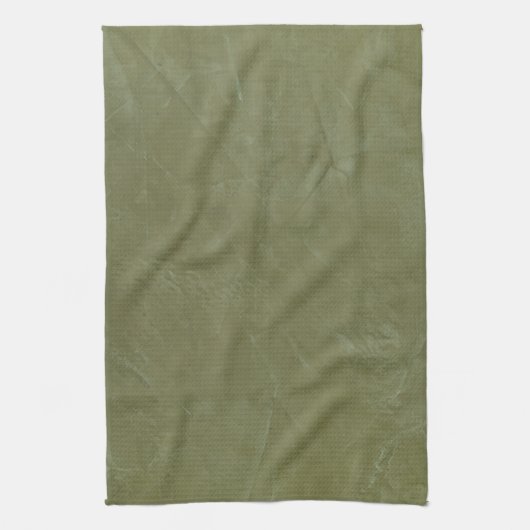 無地の緑 キッチンタオル (縦)