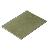 無地の緑 ノートブック (左側)