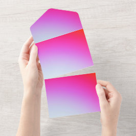 無地の色の招待状 発表 カード