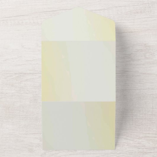 無地の色の招待状 発表 カード (外側)