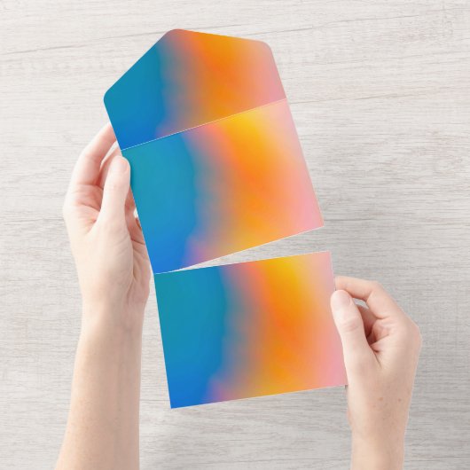 無地の色の招待状 発表 カード (貼ってはがせる)