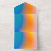 無地の色の招待状 発表 カード (内側)