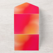 無地の色の招待状 発表 カード (外側)